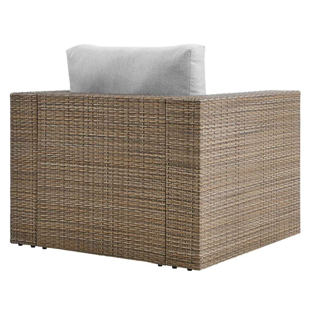 Convene Outdoor Patio Armchair - Cappuccino Gray