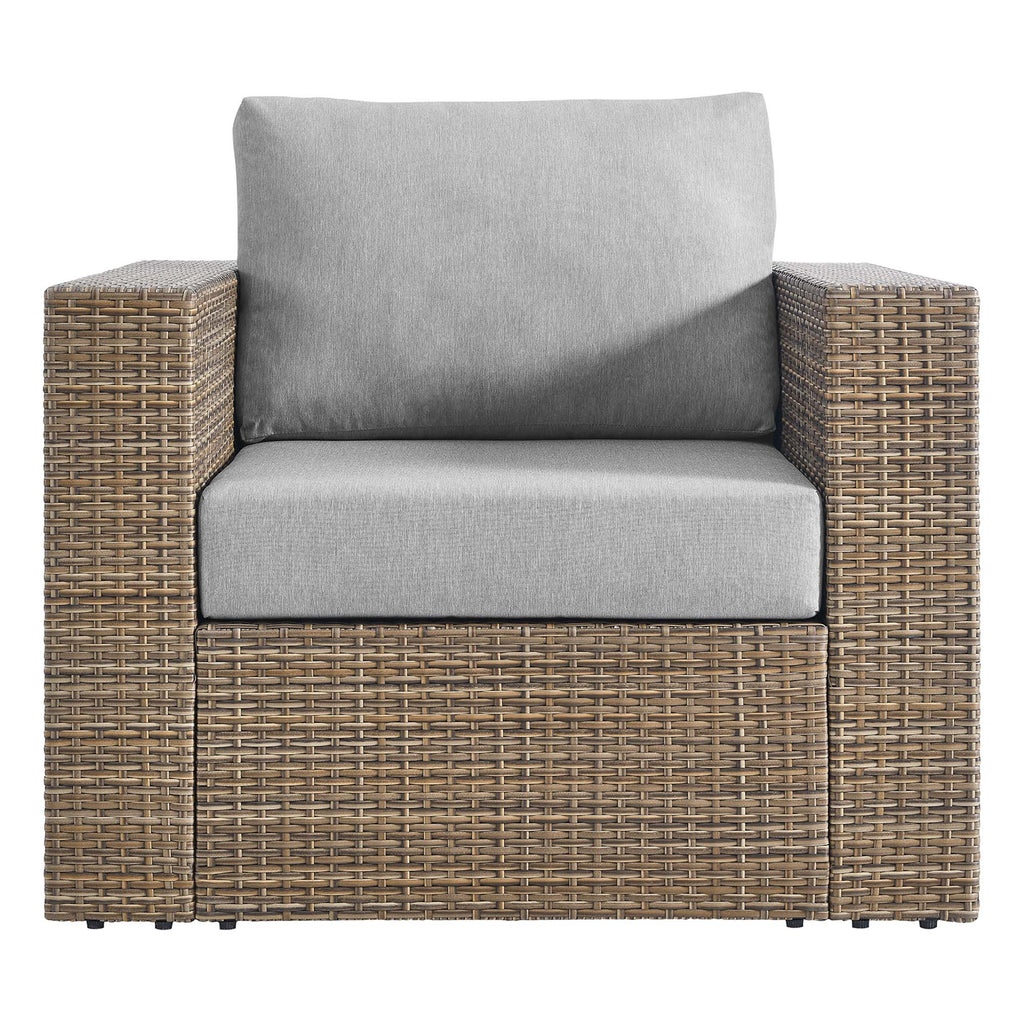 Convene Outdoor Patio Armchair - Cappuccino Gray