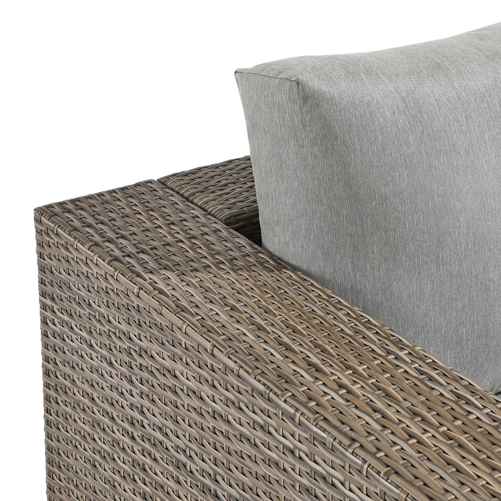 Convene Outdoor Patio Armchair - Cappuccino Gray