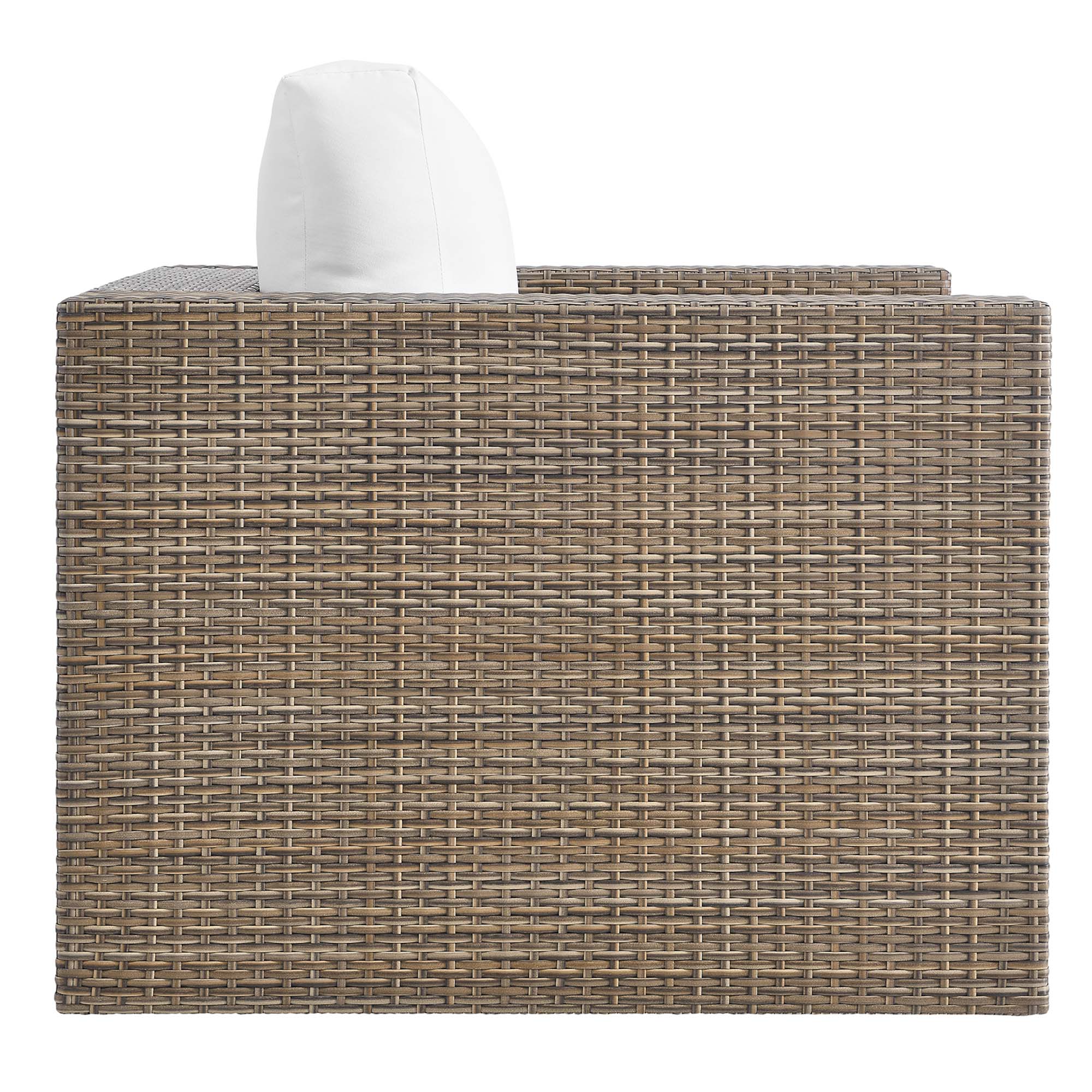 Convene Outdoor Patio Armchair - Cappuccino White