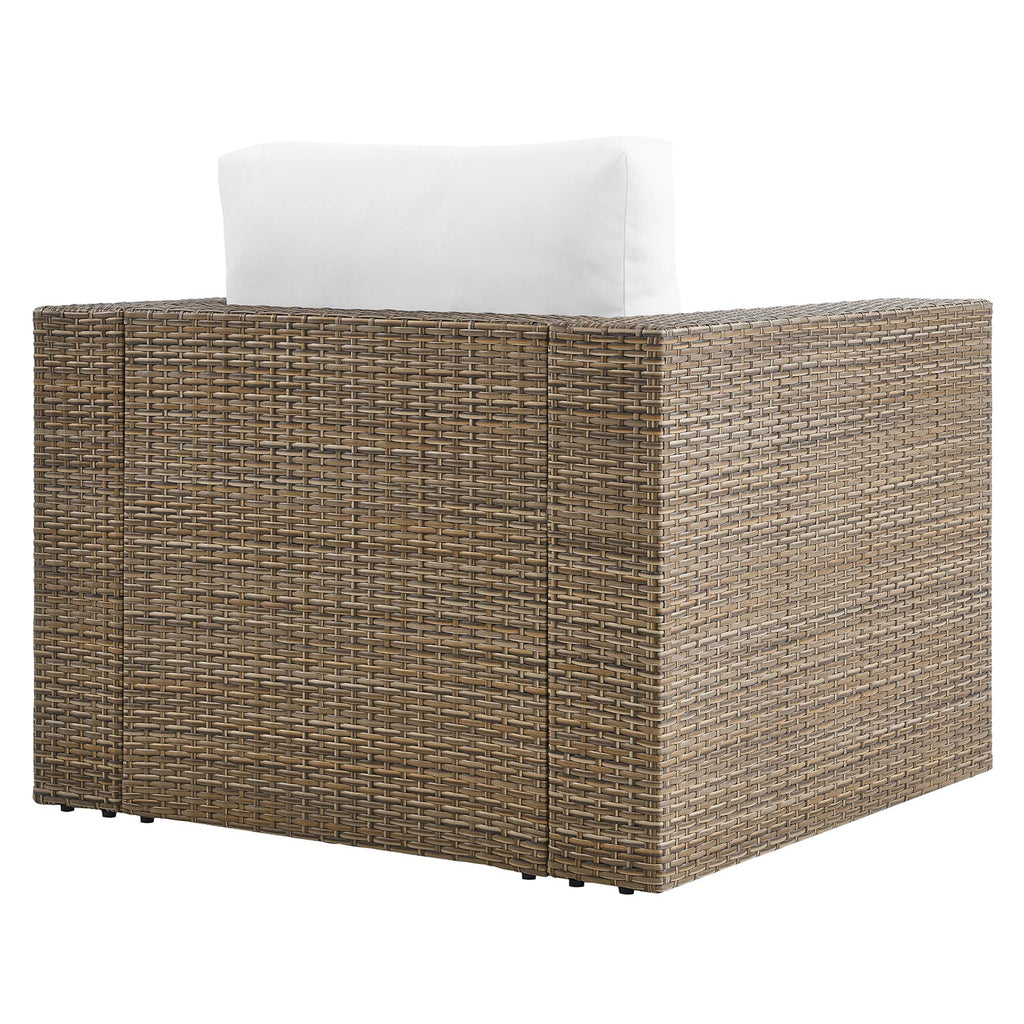 Convene Outdoor Patio Armchair - Cappuccino White