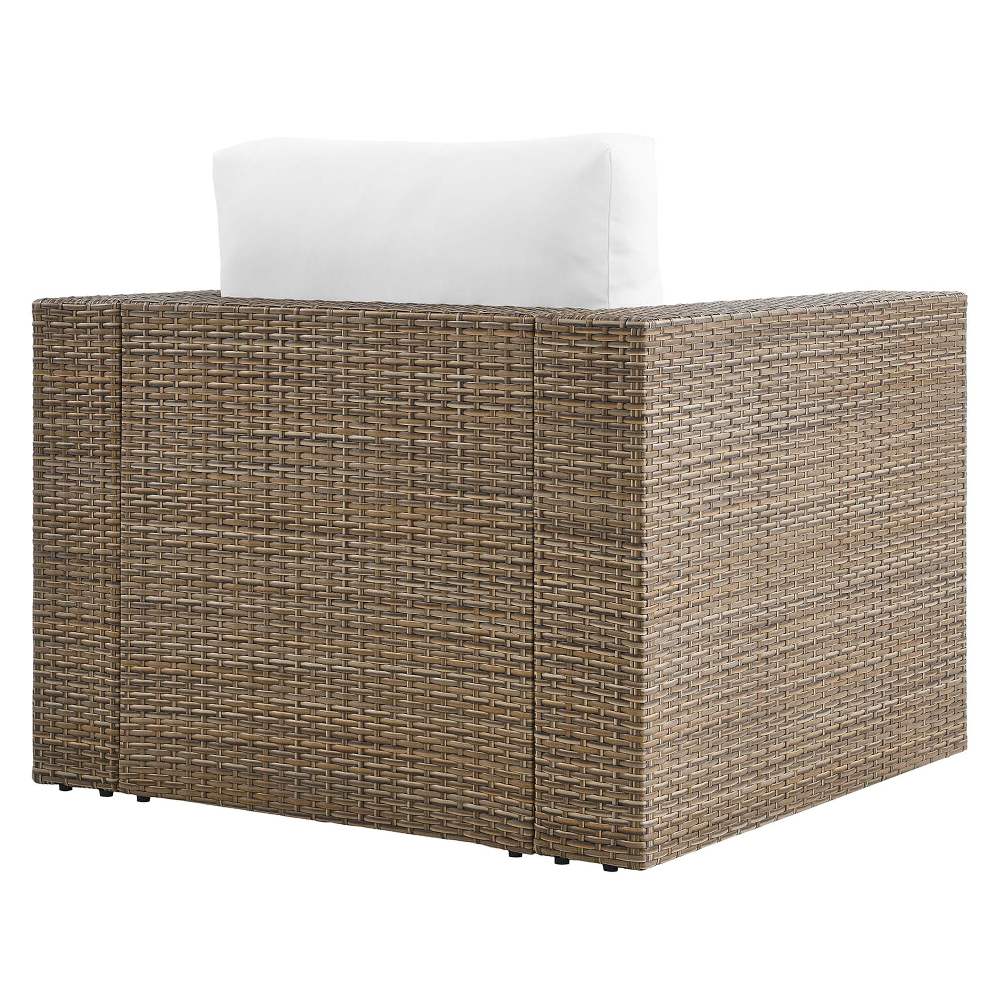Convene Outdoor Patio Armchair - Cappuccino White