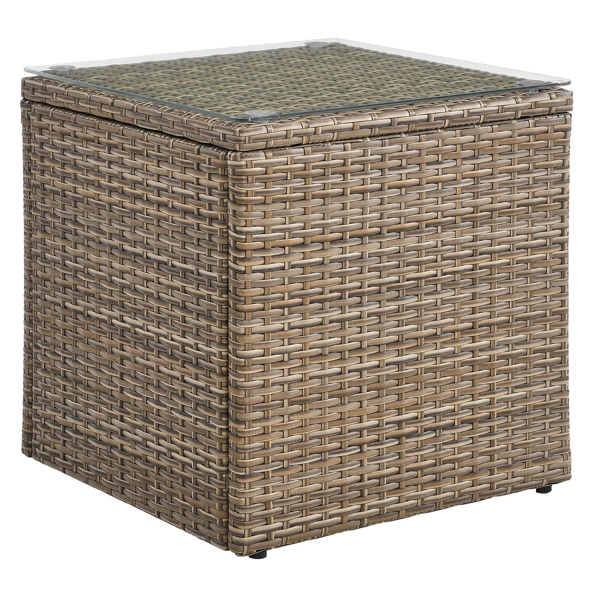 Convene 3-Piece Outdoor Patio Furniture Set - Cappuccino Gray