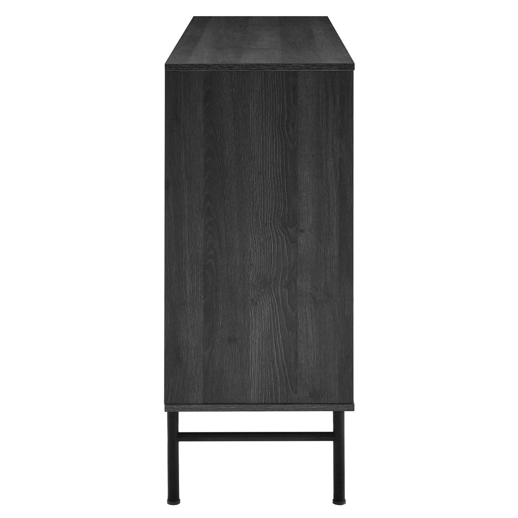 Harper Chevron Sideboard - Black