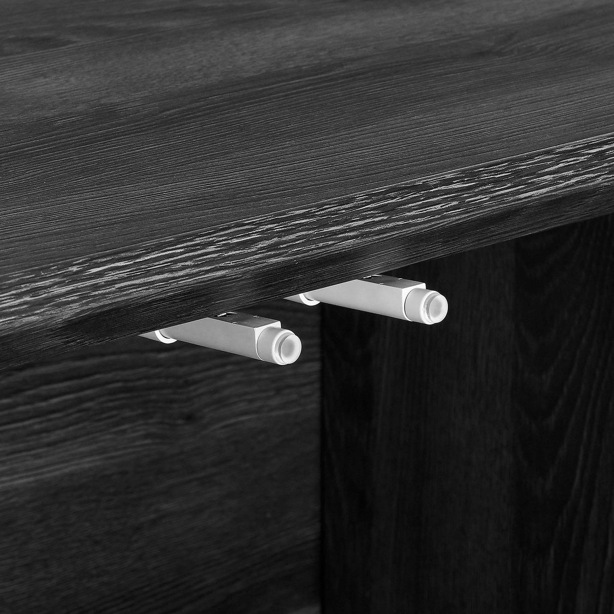 Harper Chevron Sideboard - Black