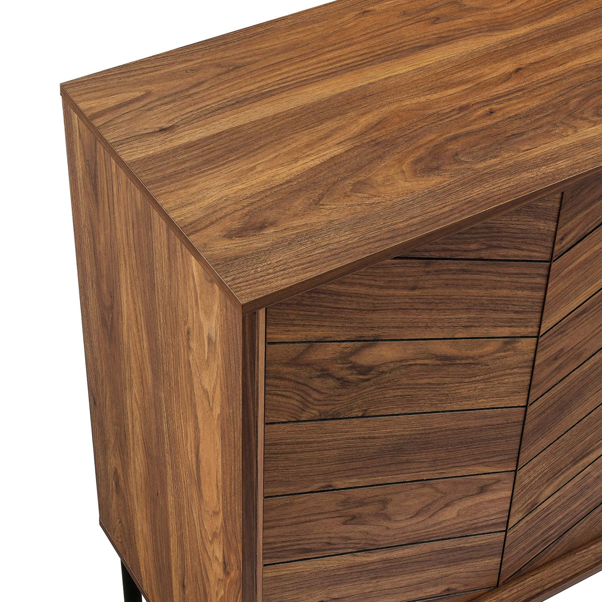 Harper Chevron Sideboard - Walnut