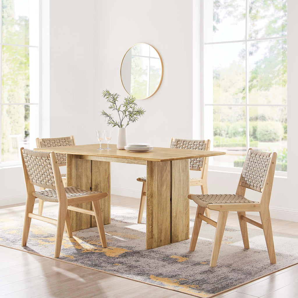Amistad 60" Wood Dining Table - Oak