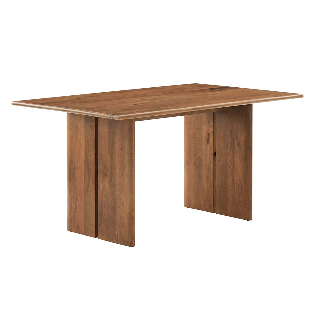Amistad 60" Wood Dining Table - Walnut