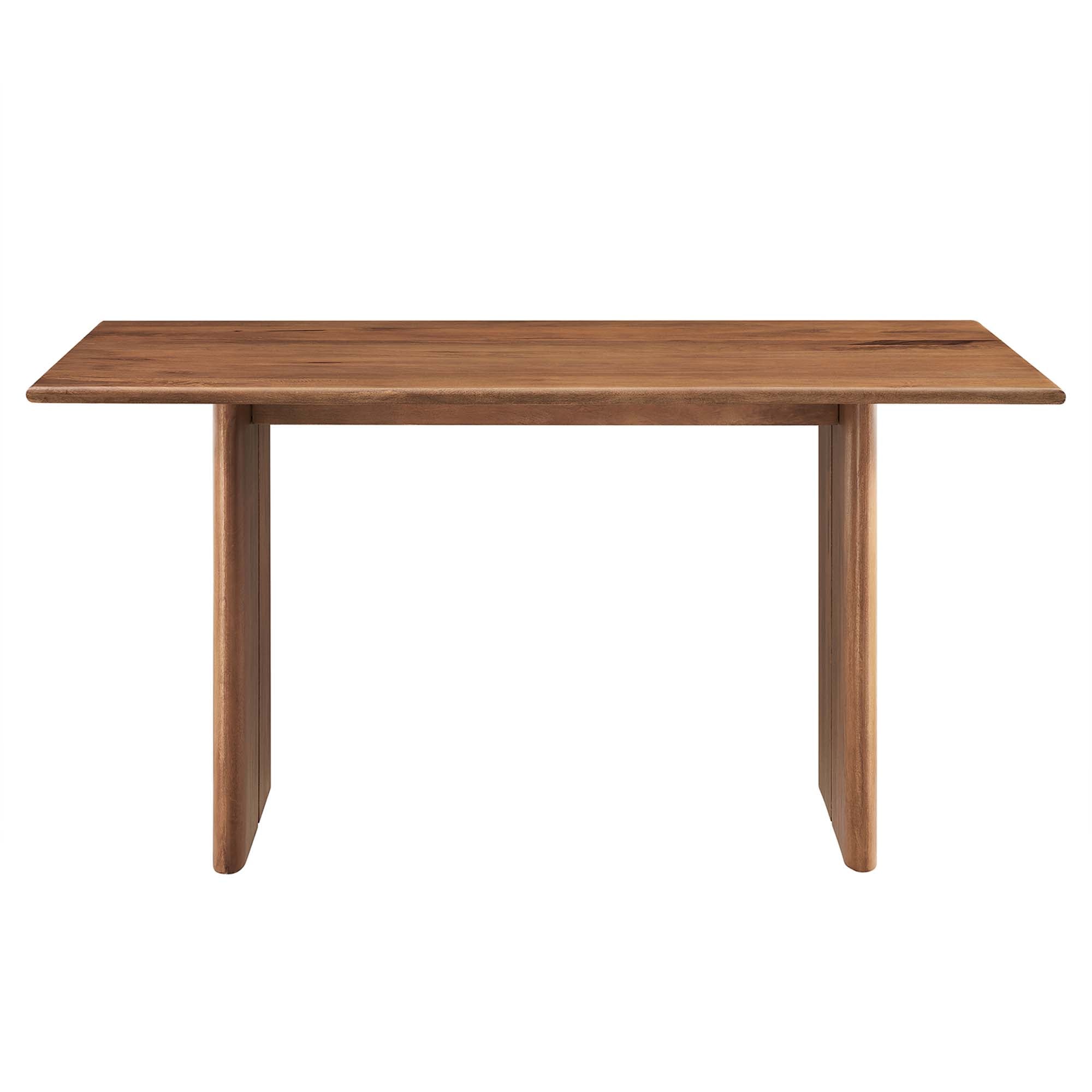 Amistad 60" Wood Dining Table - Walnut