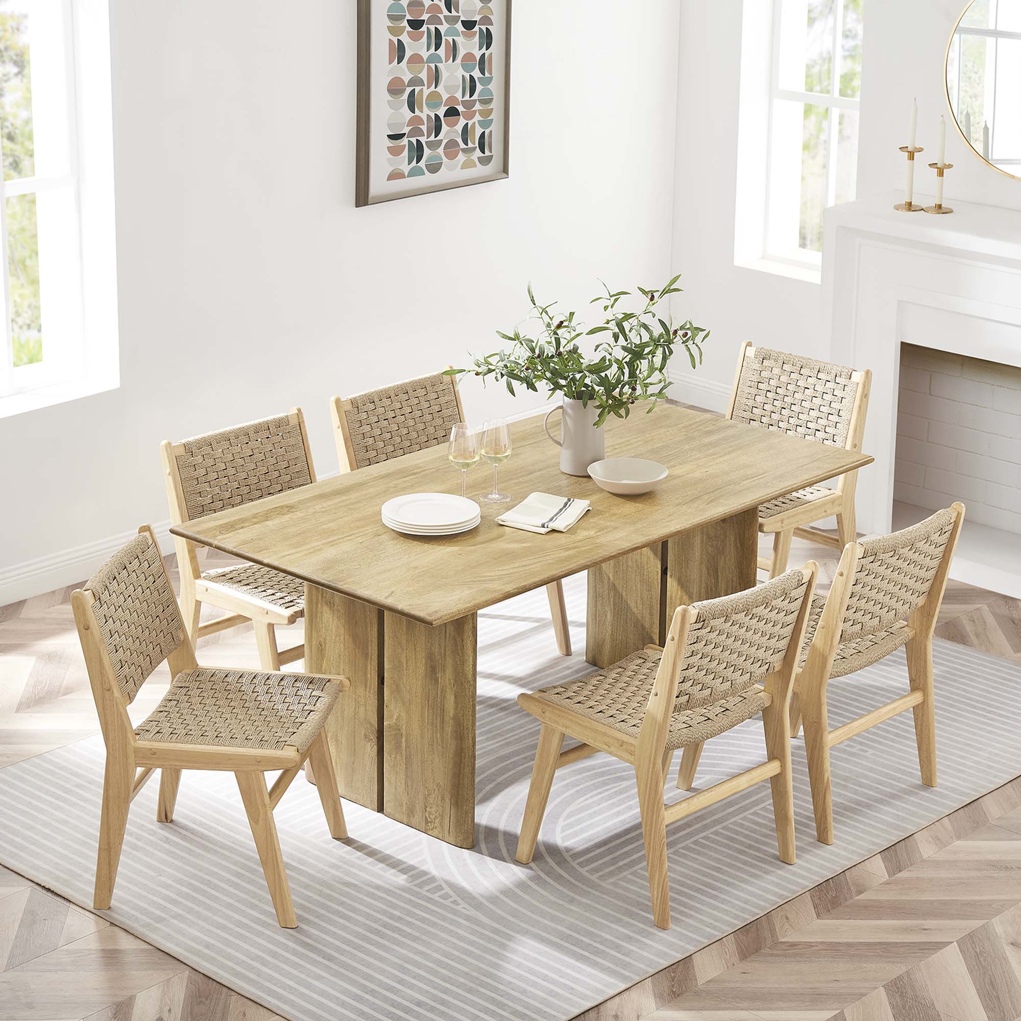Amistad 72" Dining Table - Oak