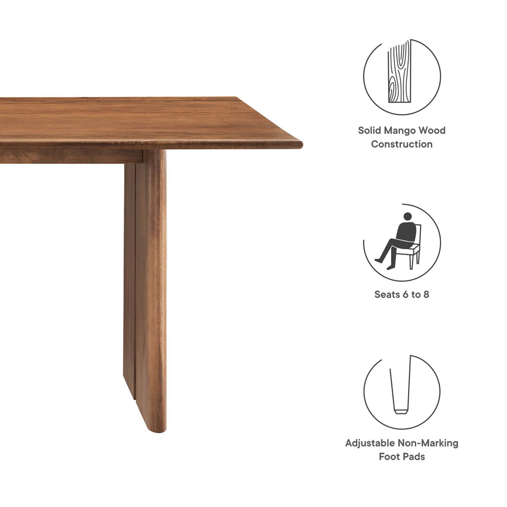 Amistad 72" Dining Table - Walnut