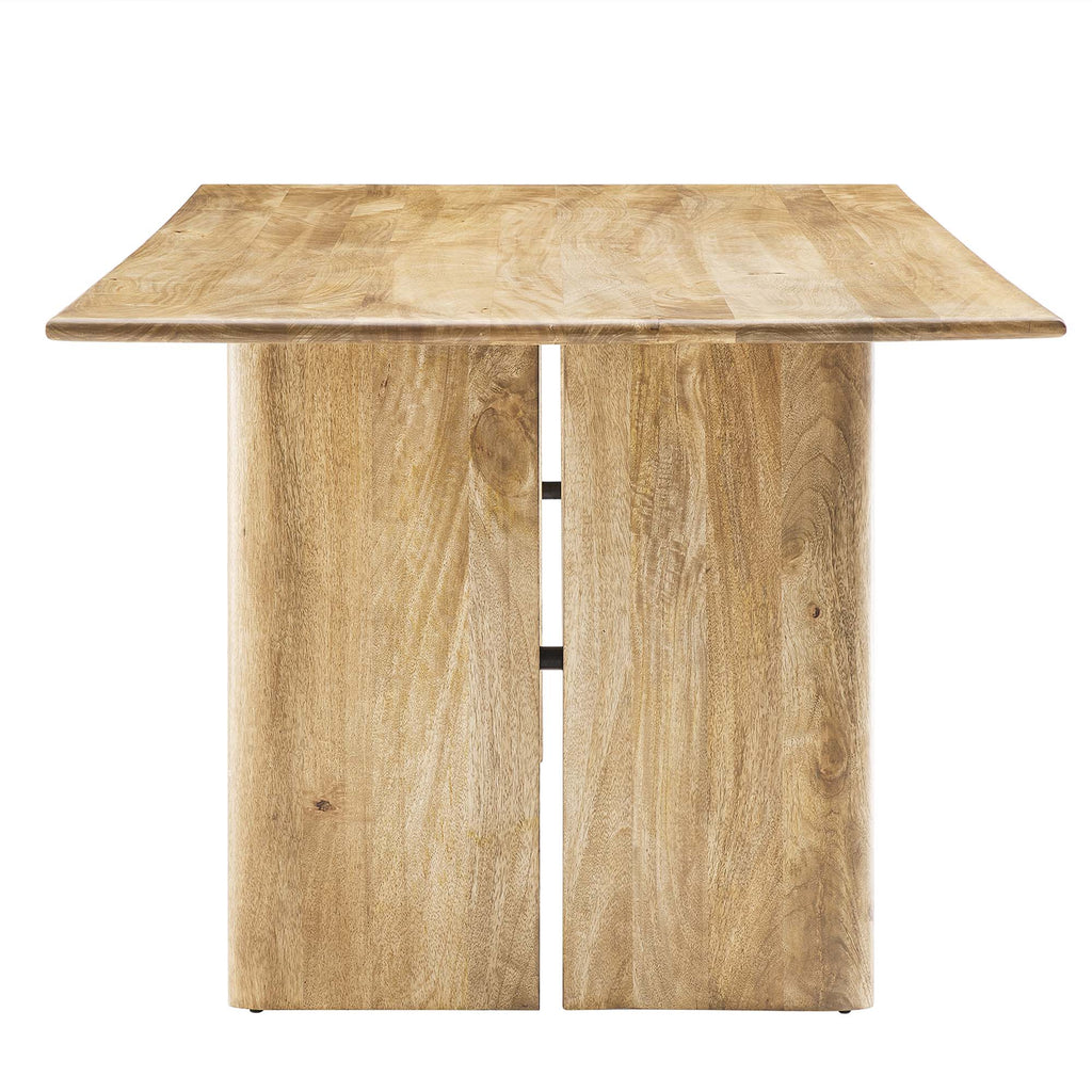 Amistad 86" Wood Dining Table - Oak