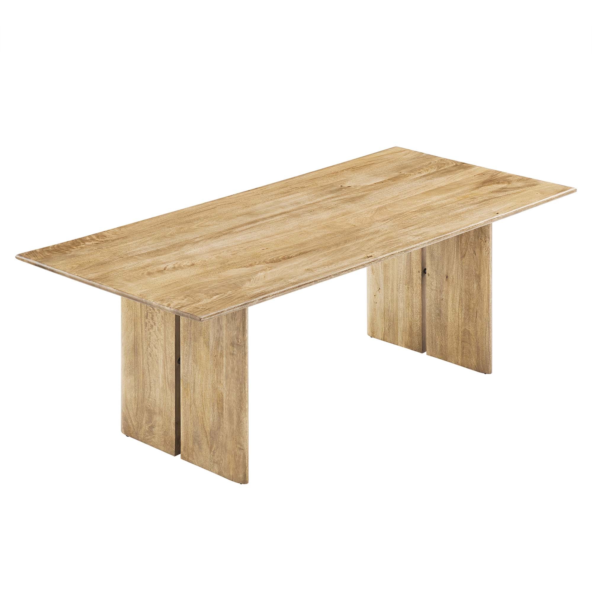 Amistad 86" Wood Dining Table - Oak