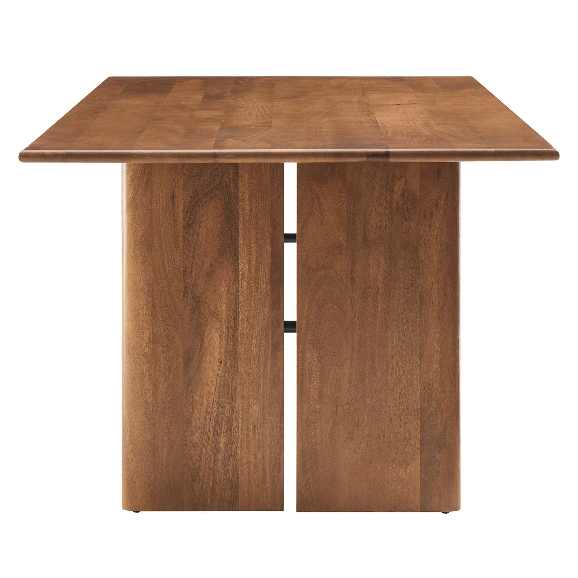 Amistad 86" Wood Dining Table - Walnut