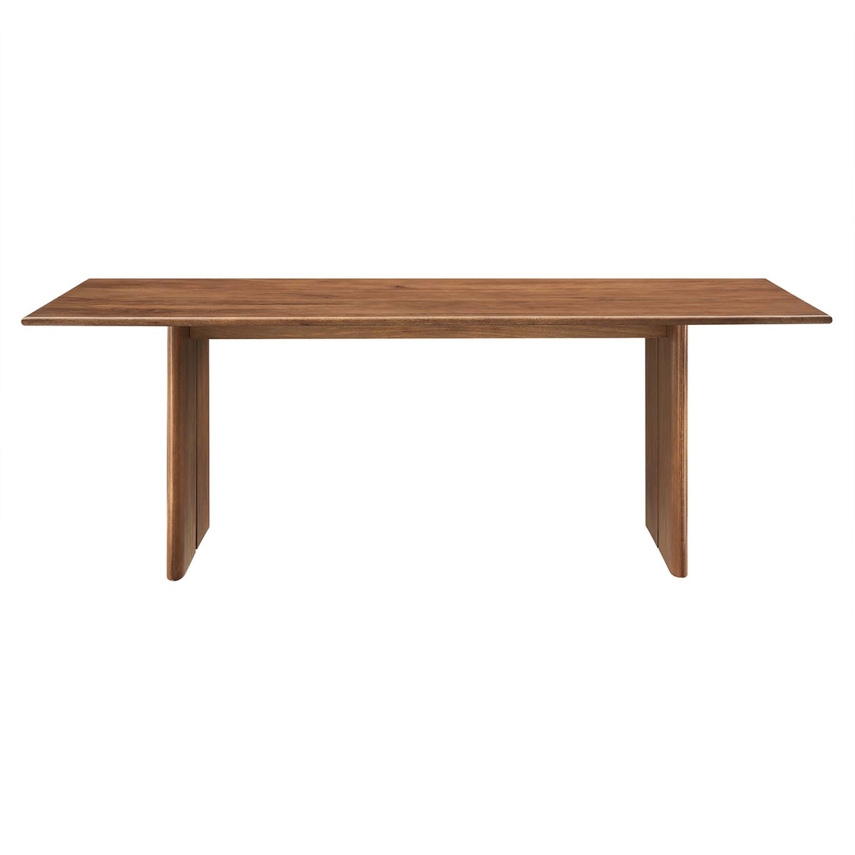 Amistad 86" Wood Dining Table - Walnut