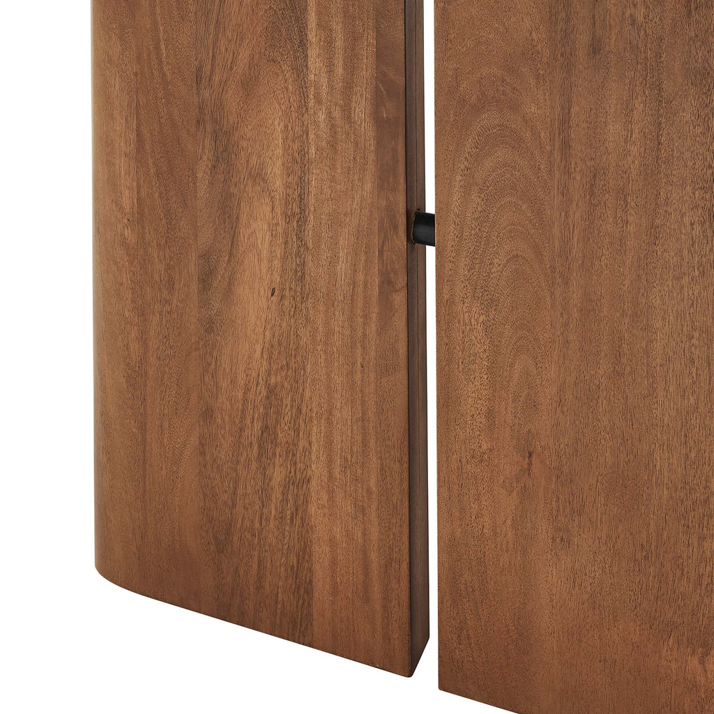 Amistad 86" Wood Dining Table - Walnut
