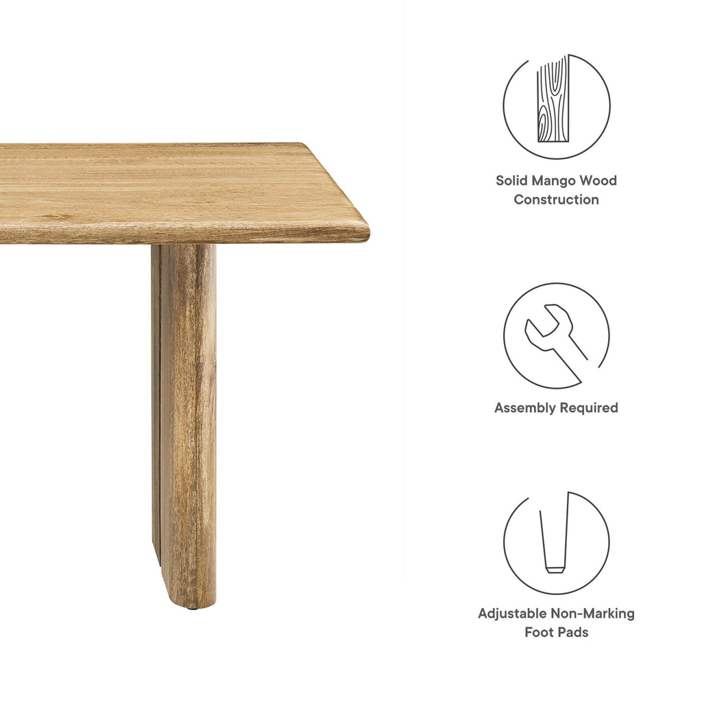 Amistad Wood Coffee Table - Oak