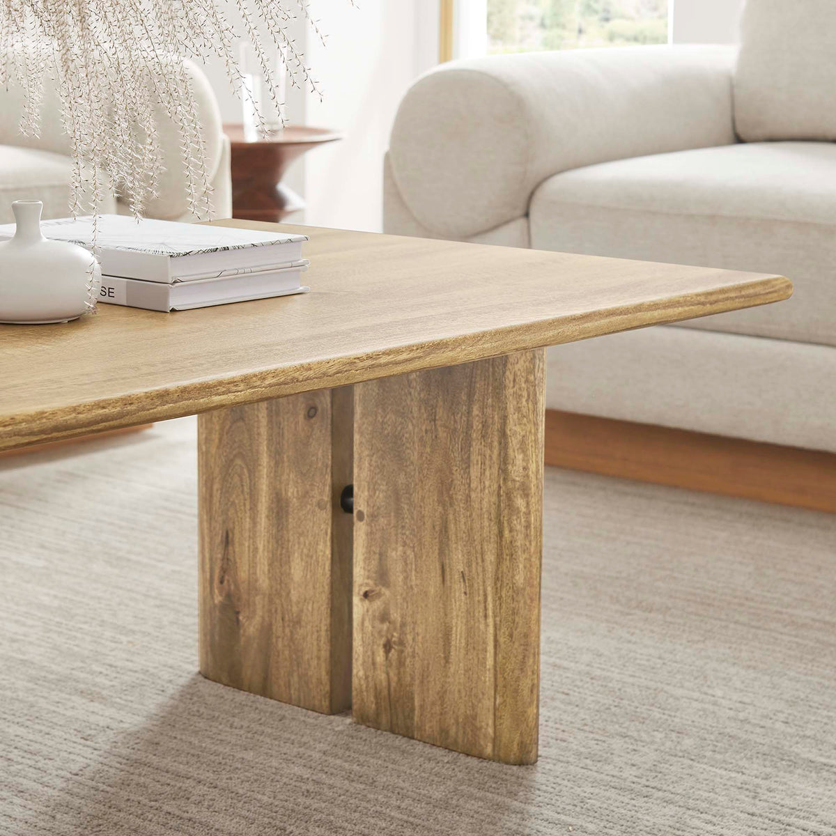 Amistad Wood Coffee Table - Oak