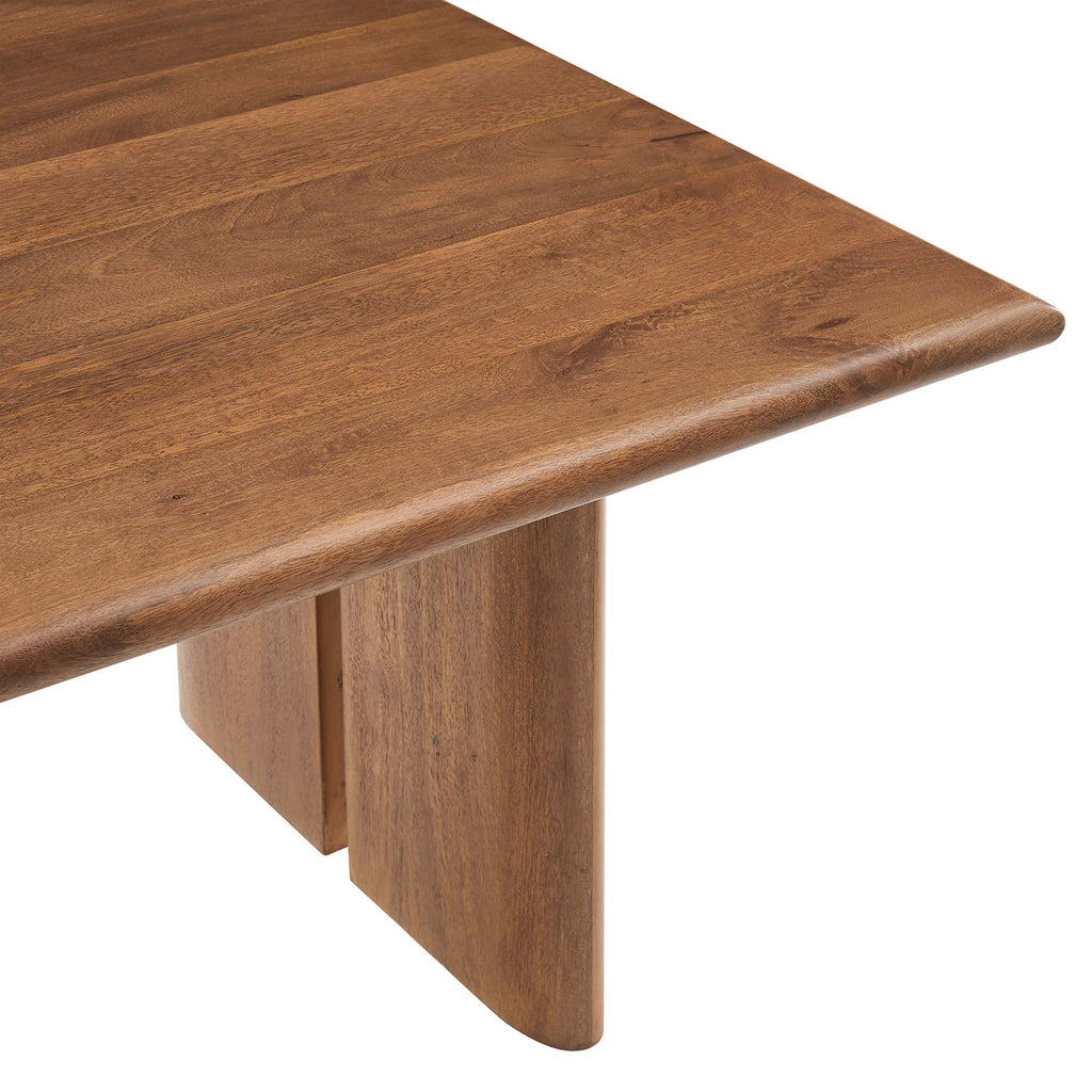 Amistad Wood Coffee Table - Walnut