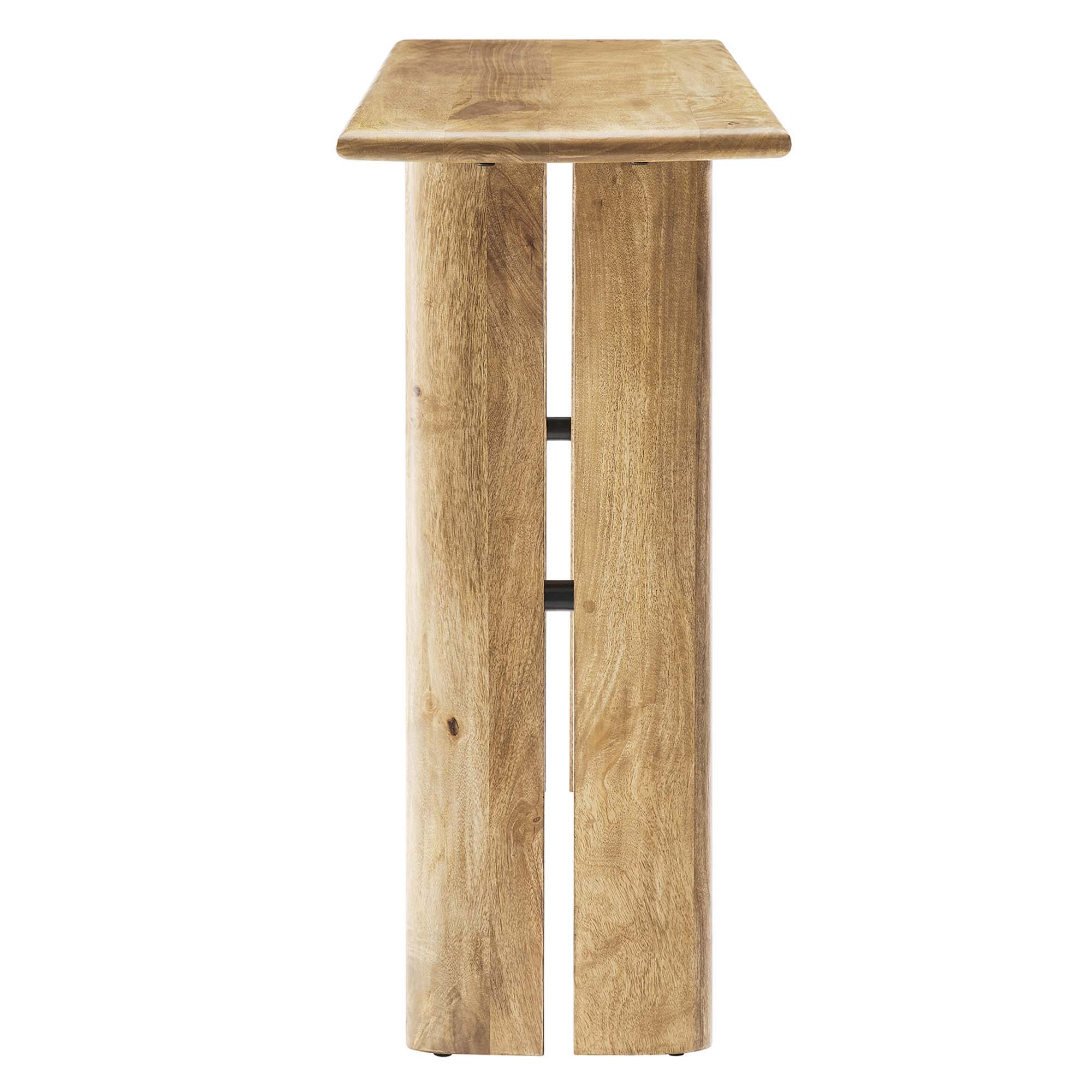 Amistad Wood Console Table - Oak