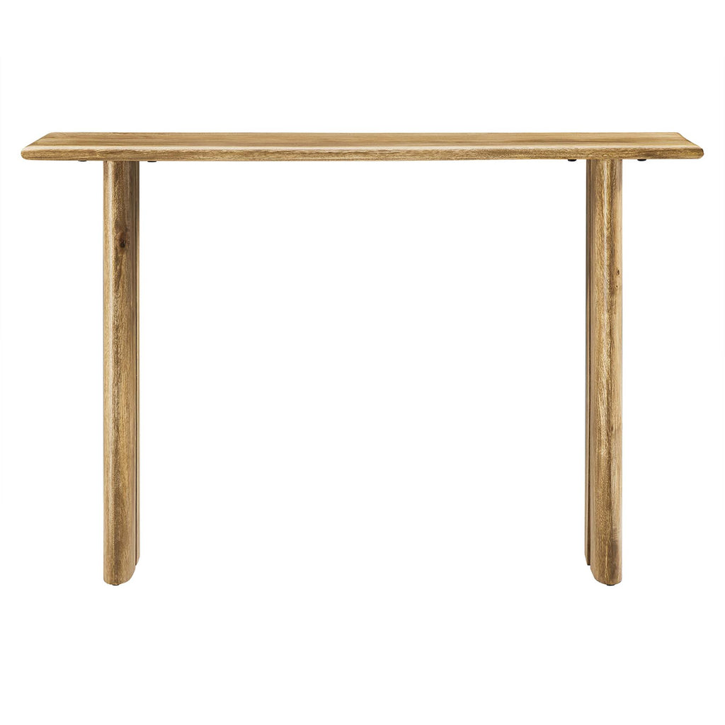 Amistad Wood Console Table - Oak