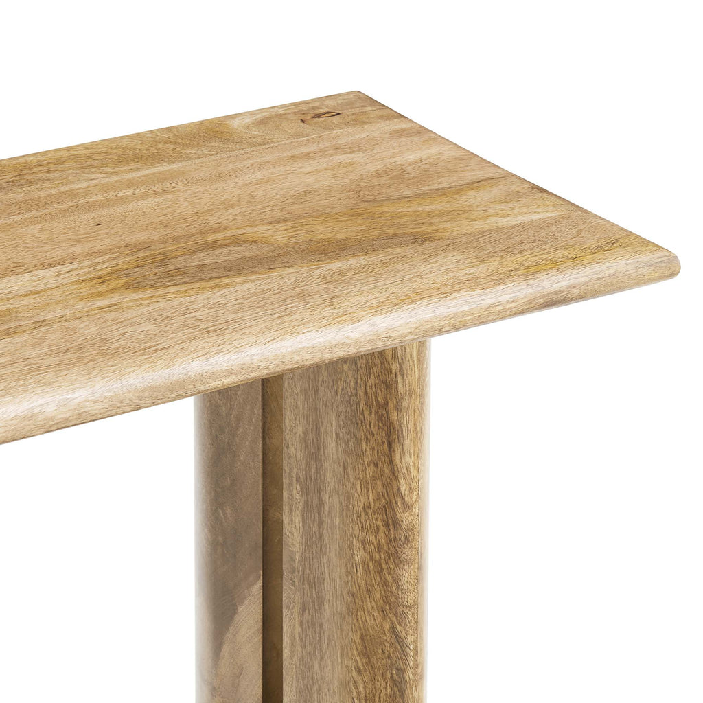 Amistad Wood Console Table - Oak