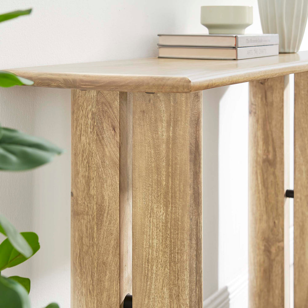 Amistad Wood Console Table - Oak