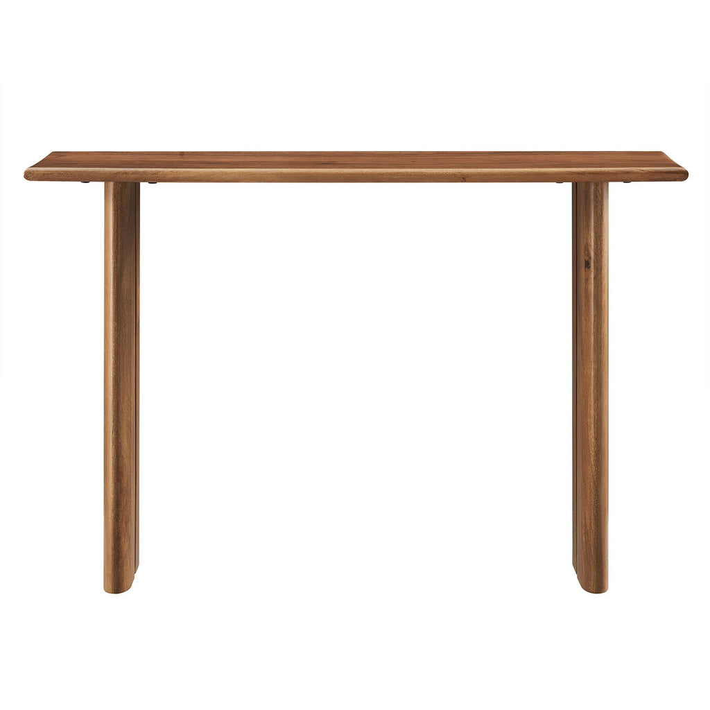 Amistad Wood Console Table - Walnut