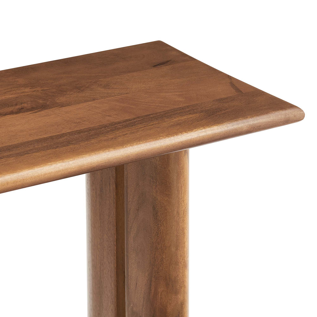 Amistad Wood Console Table - Walnut