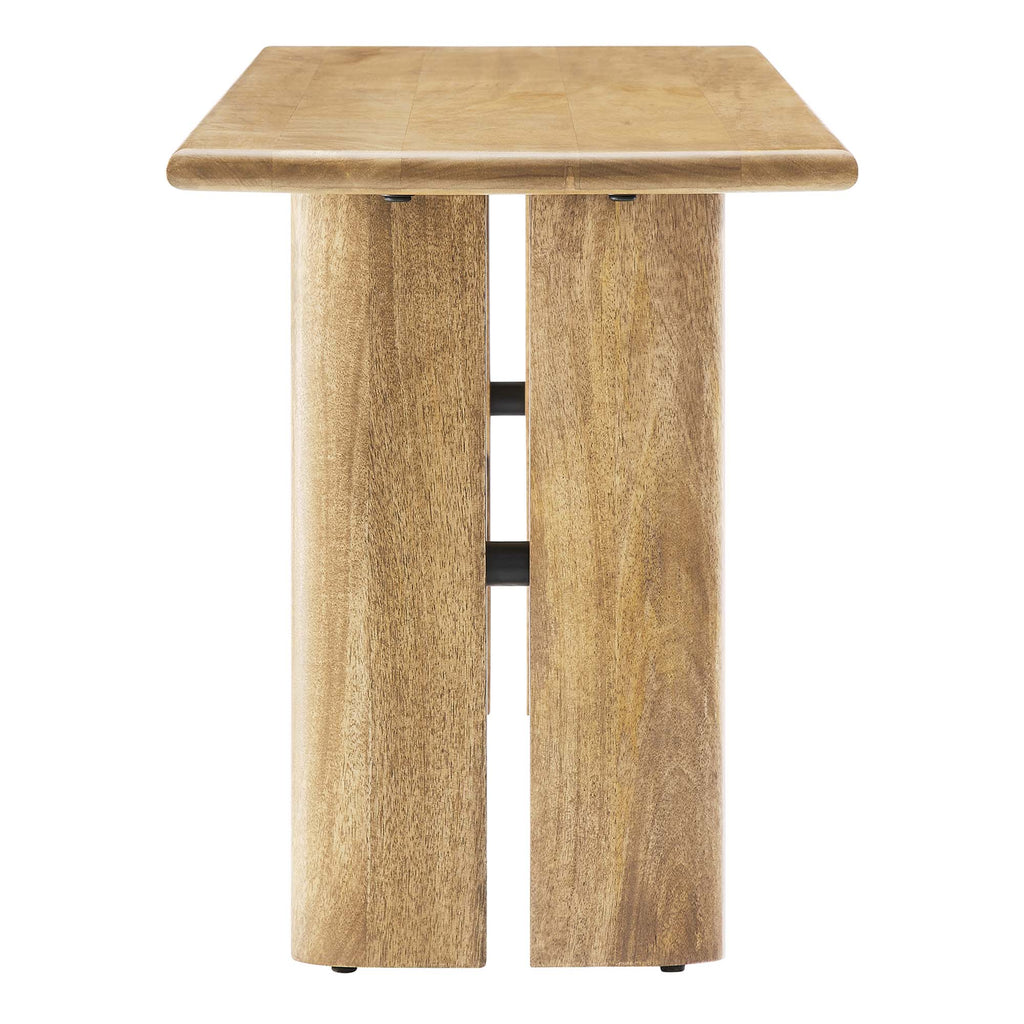 Amistad 46" Wood Bench - Oak