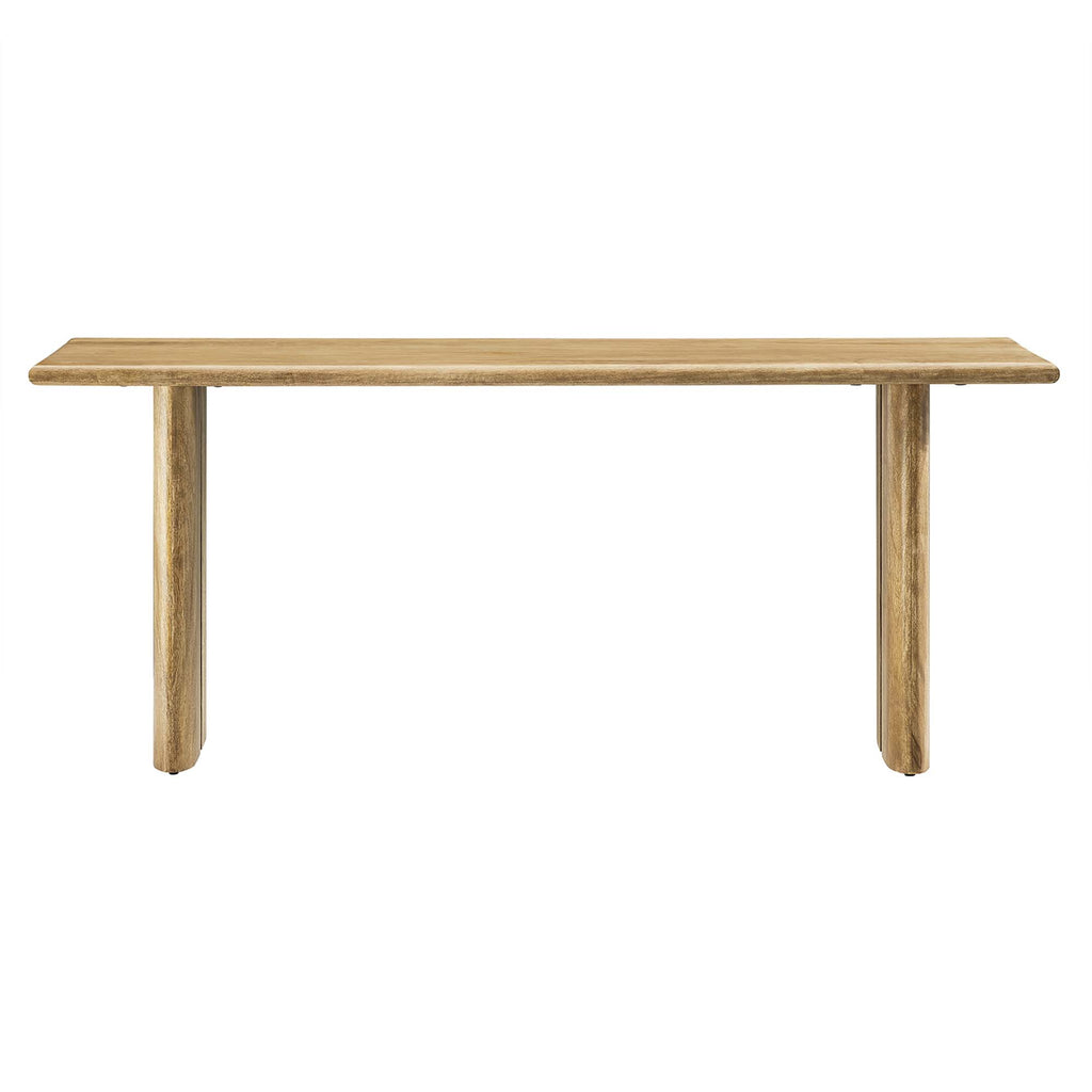 Amistad 46" Wood Bench - Oak