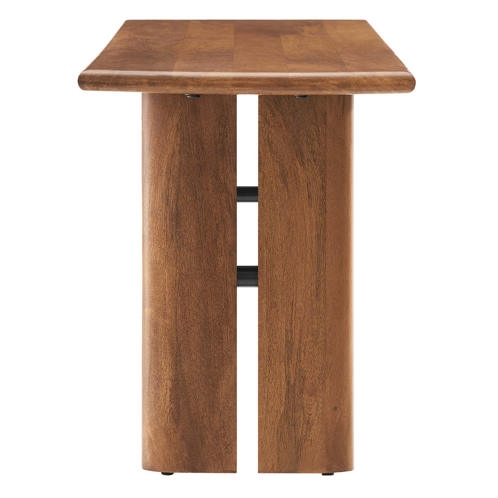 Amistad 46" Wood Bench - Walnut