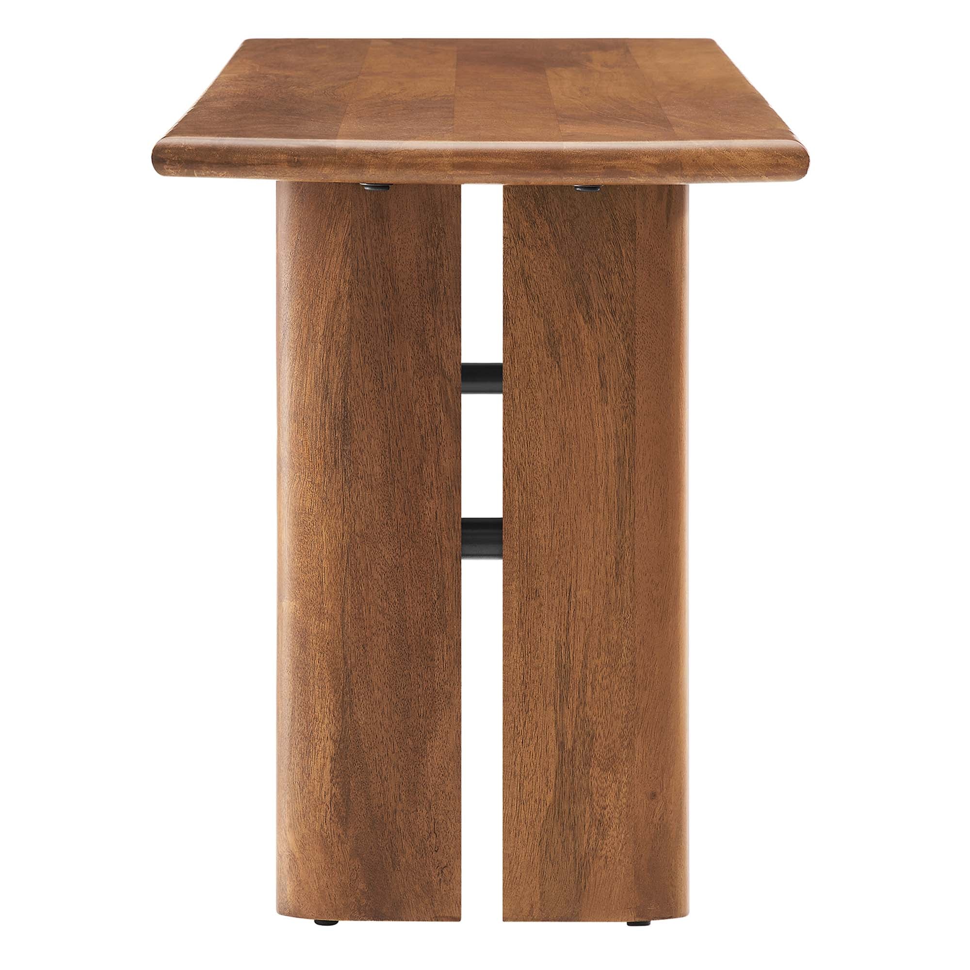 Amistad 46" Wood Bench - Walnut