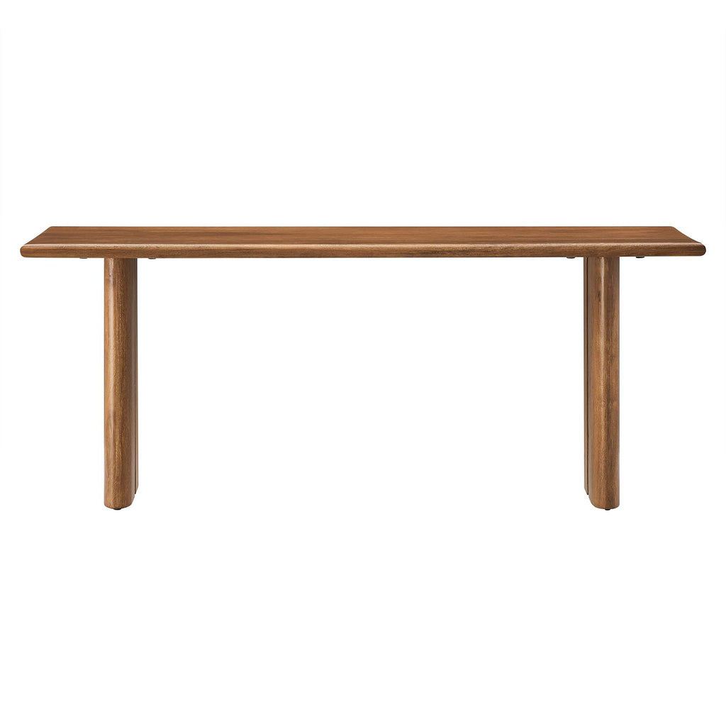 Amistad 46" Wood Bench - Walnut