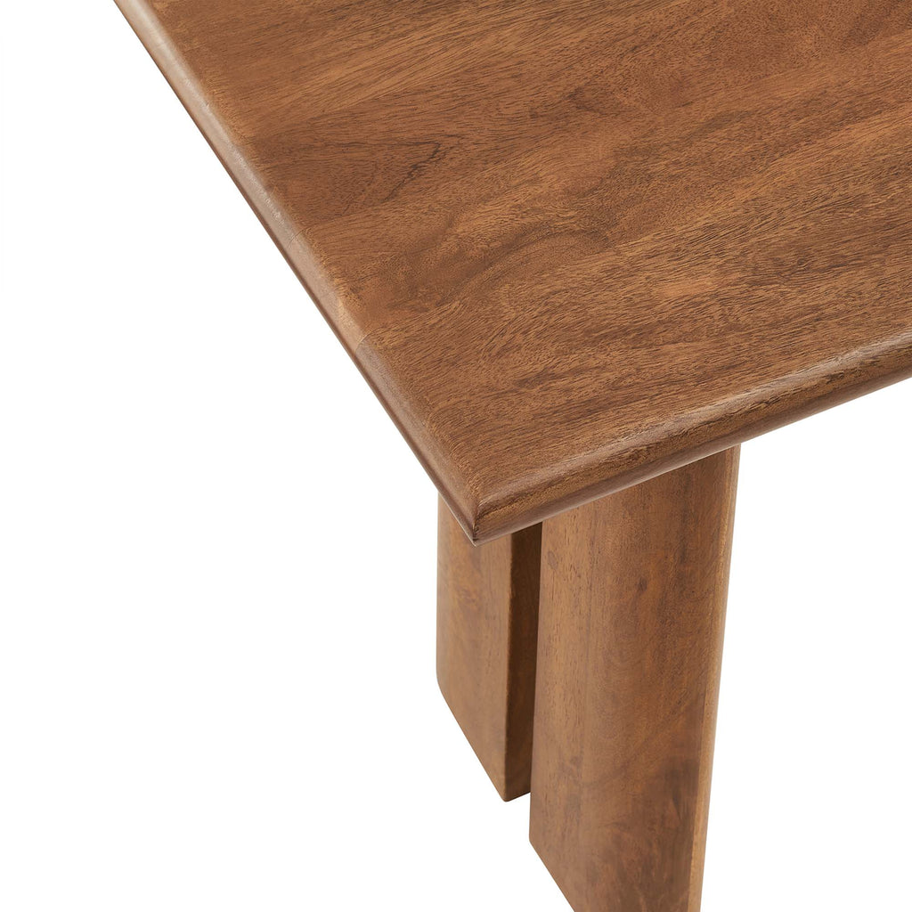 Amistad 46" Wood Bench - Walnut