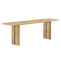 Amistad 58" Wood Bench - Oak