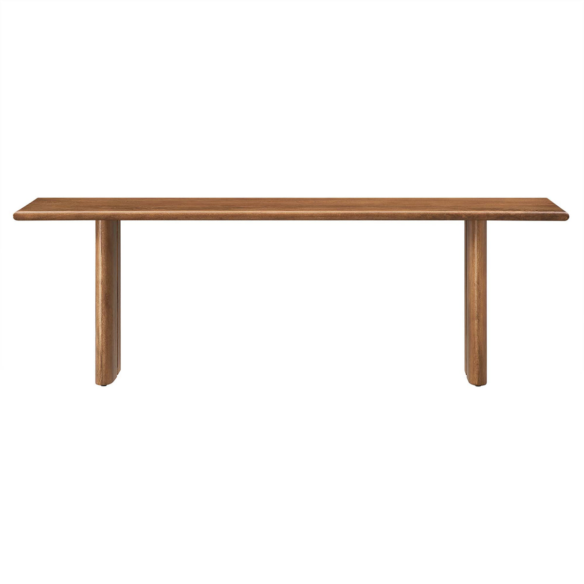 Amistad 58" Wood Bench - Walnut