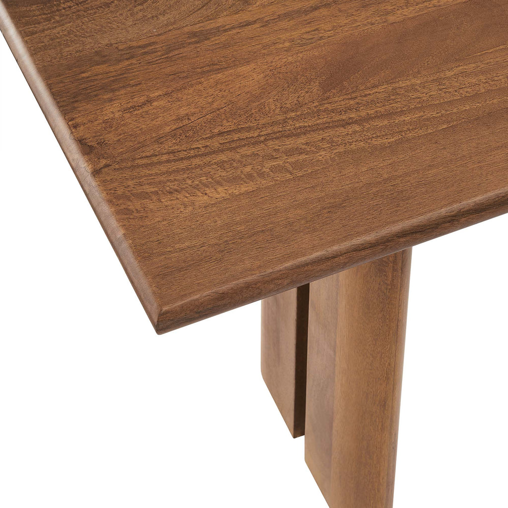 Amistad 58" Wood Bench - Walnut