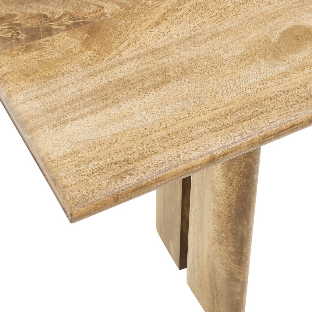Amistad 72" Wood Bench - Oak