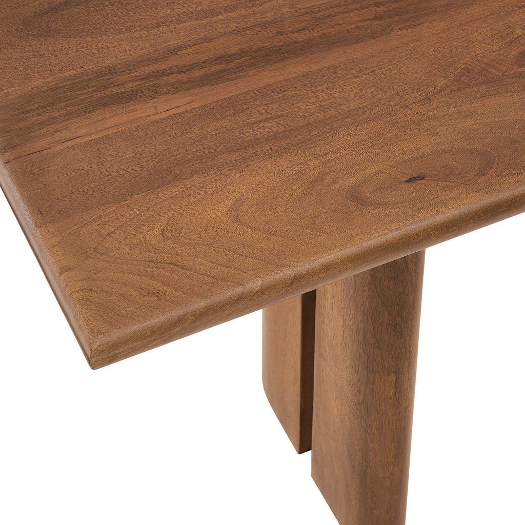 Amistad 72" Wood Bench - Walnut