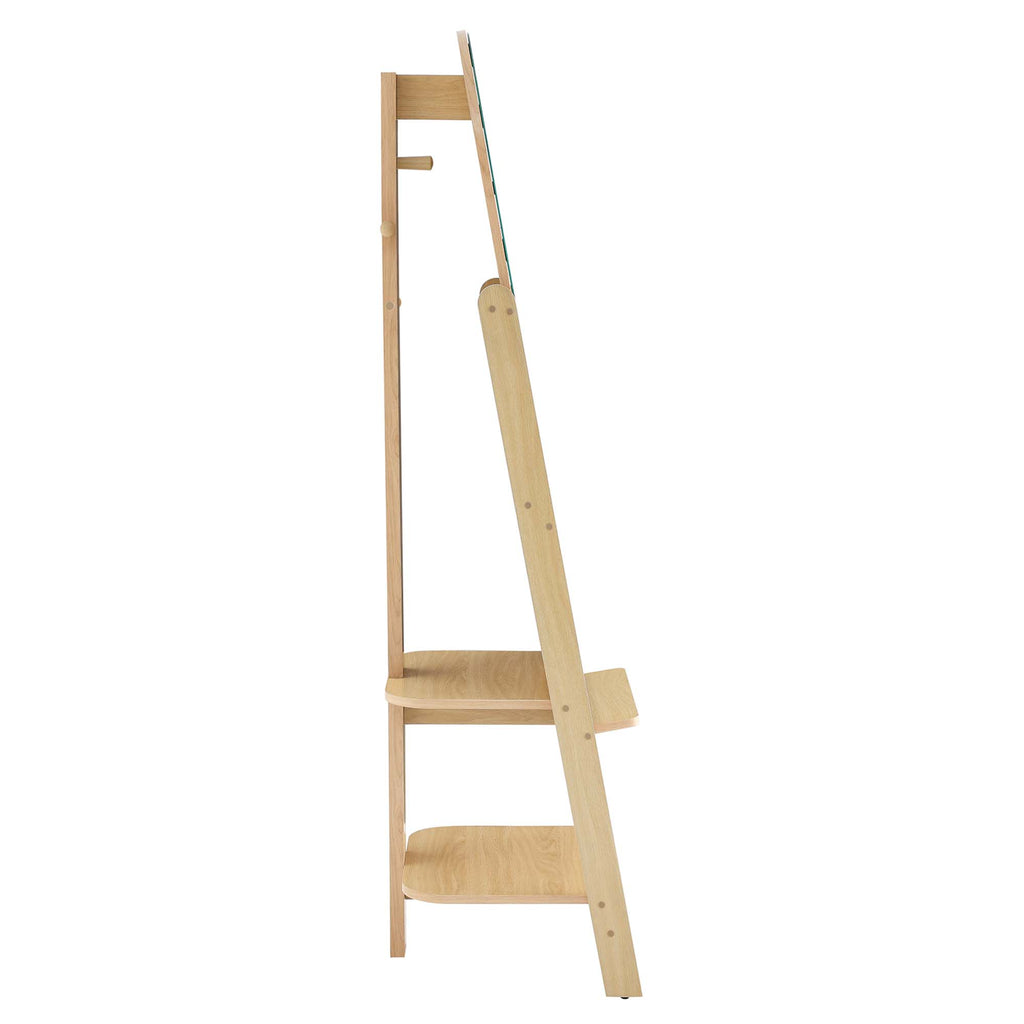 Ascend Standing Mirror - Oak