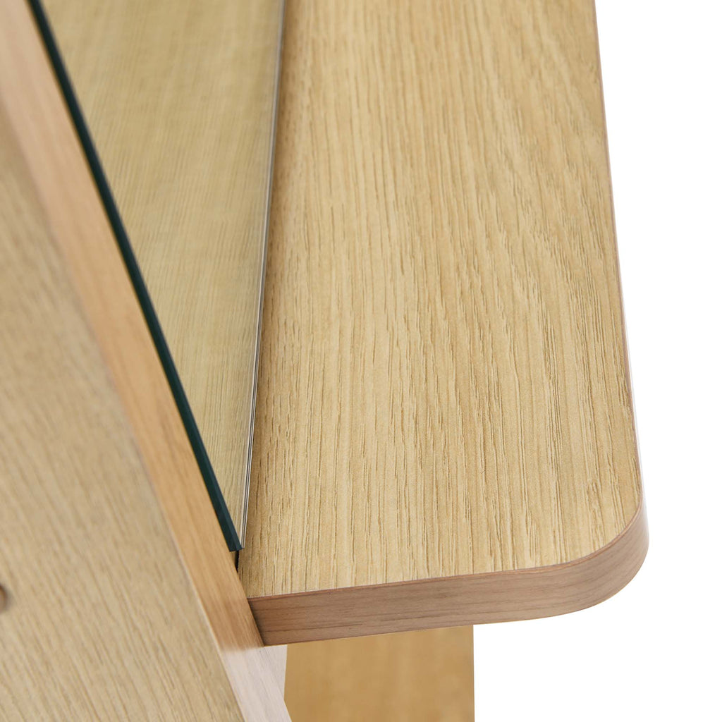 Ascend Standing Mirror - Oak