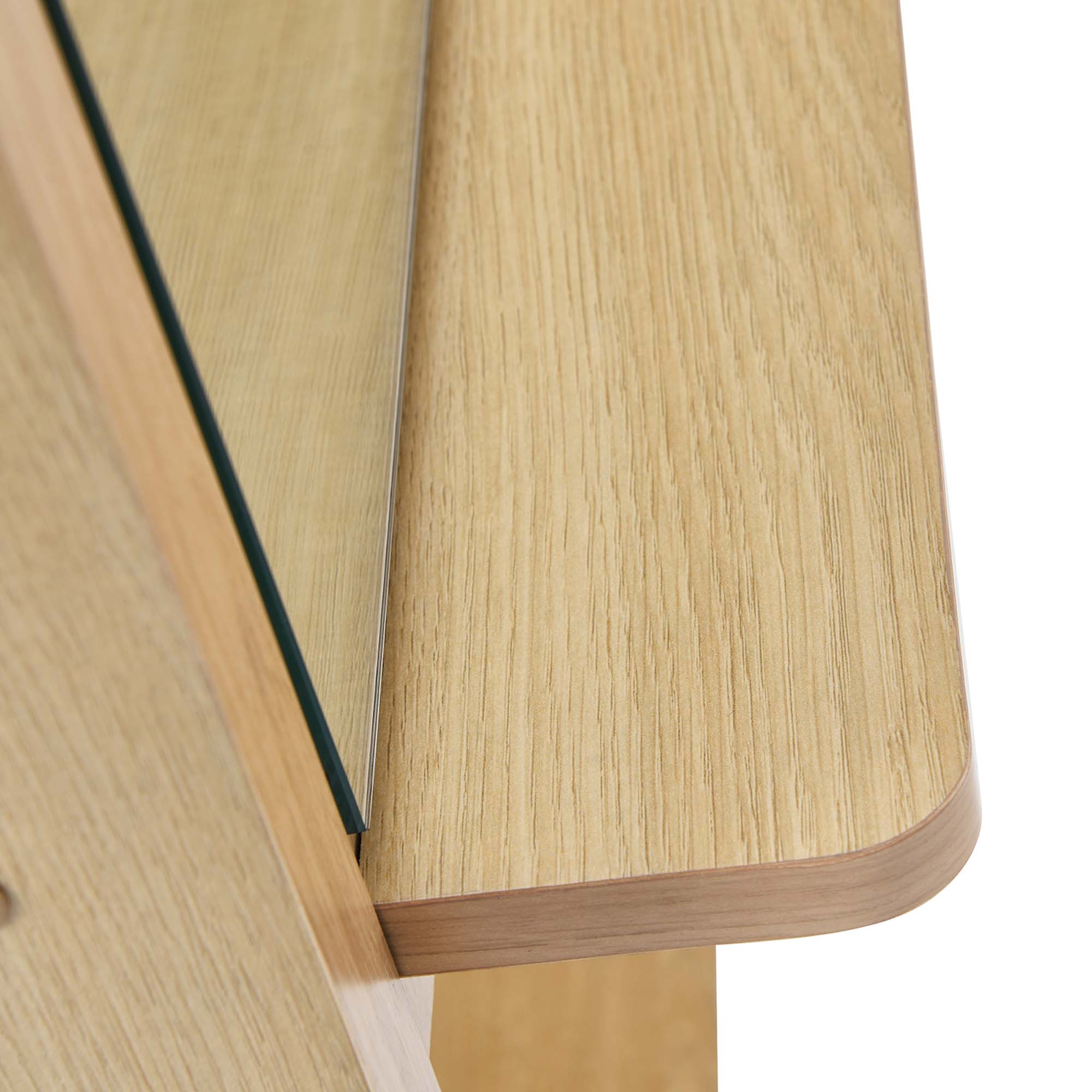 Ascend Standing Mirror - Oak