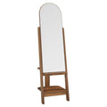 Ascend Standing Mirror - Walnut