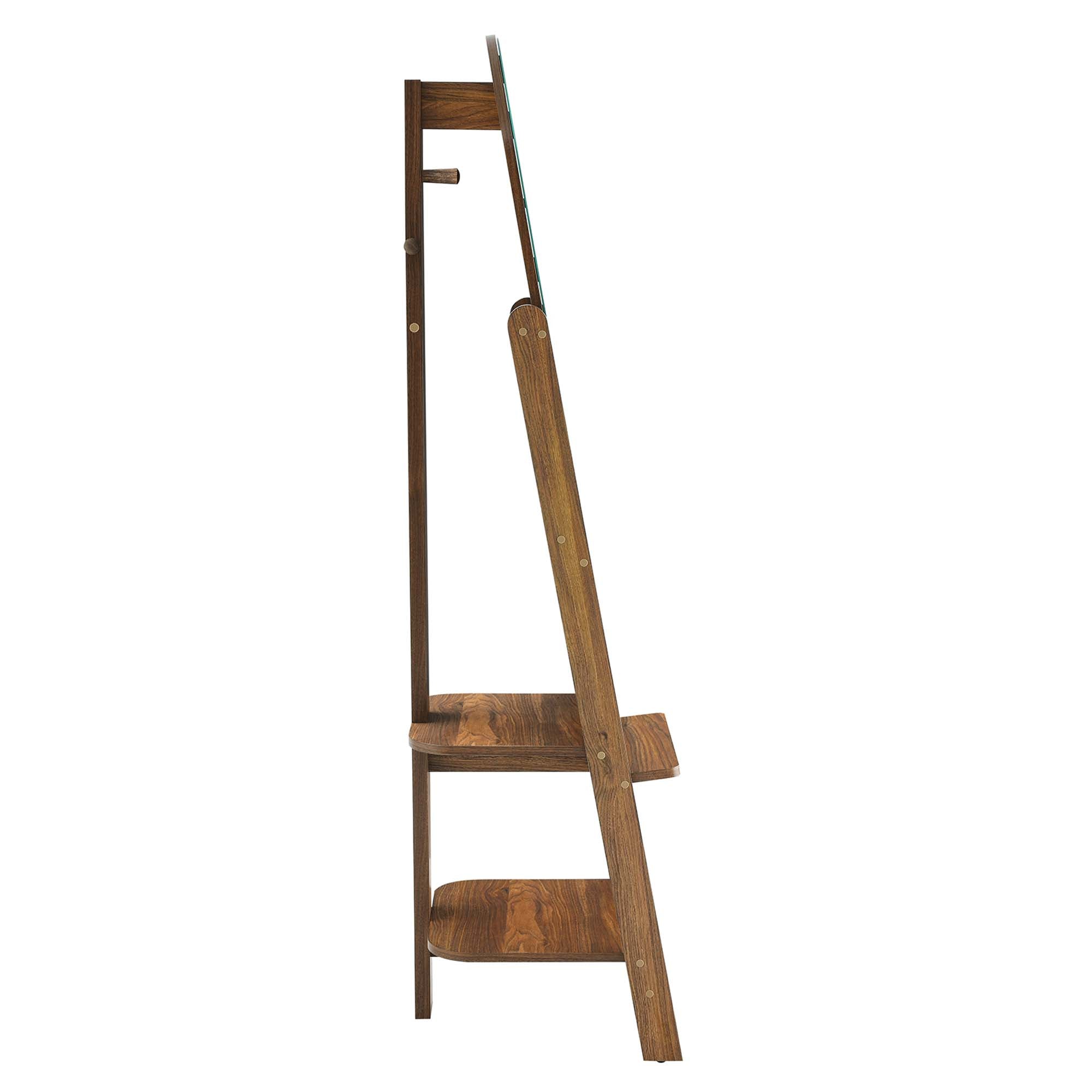 Ascend Standing Mirror - Walnut