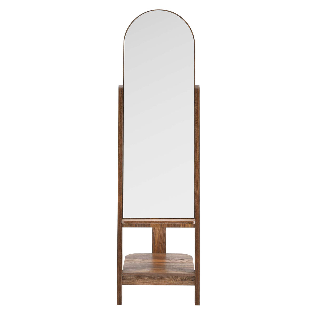 Ascend Standing Mirror - Walnut