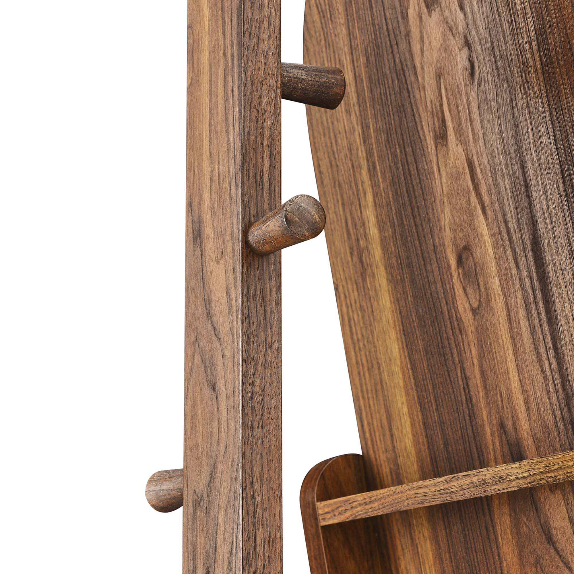Ascend Standing Mirror - Walnut