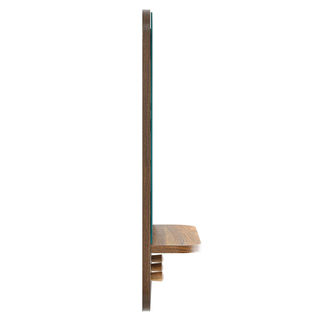 Lumina Mirror - Walnut
