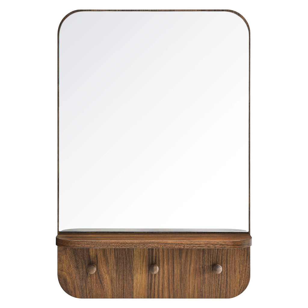 Lumina Mirror - Walnut
