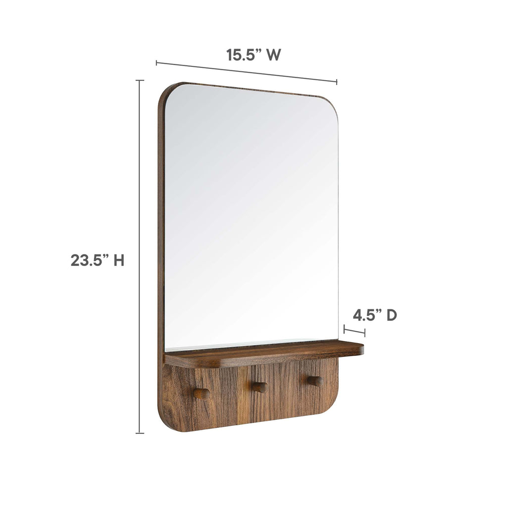 Lumina Mirror - Walnut